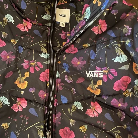 Vans Multicolor Floral Puffer Jacket - Picture 5 of 9